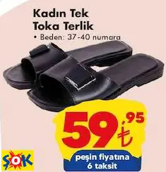 KADIN TEK TOKA TERLİK KADIN TEK TOKA TERLİK